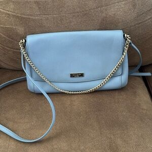 Kate Spade Blue Gold Chain Laurel Way Greer Purse Crossbody/ Shoulder Bag
